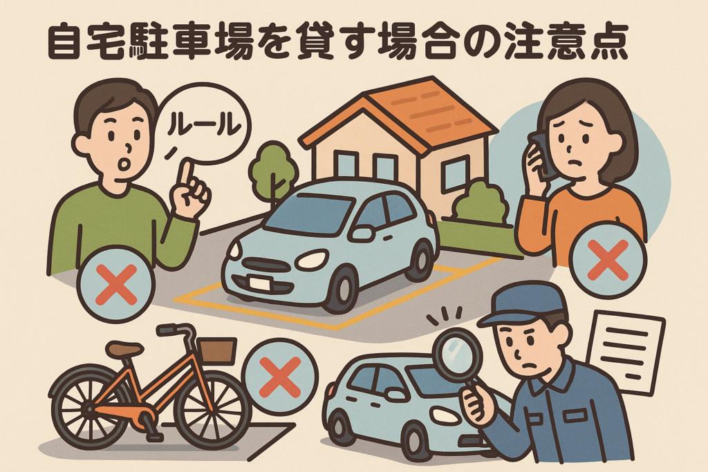 【自宅駐車場を貸す場合の相場はいくら？】自宅駐車場を貸す場合の注意点