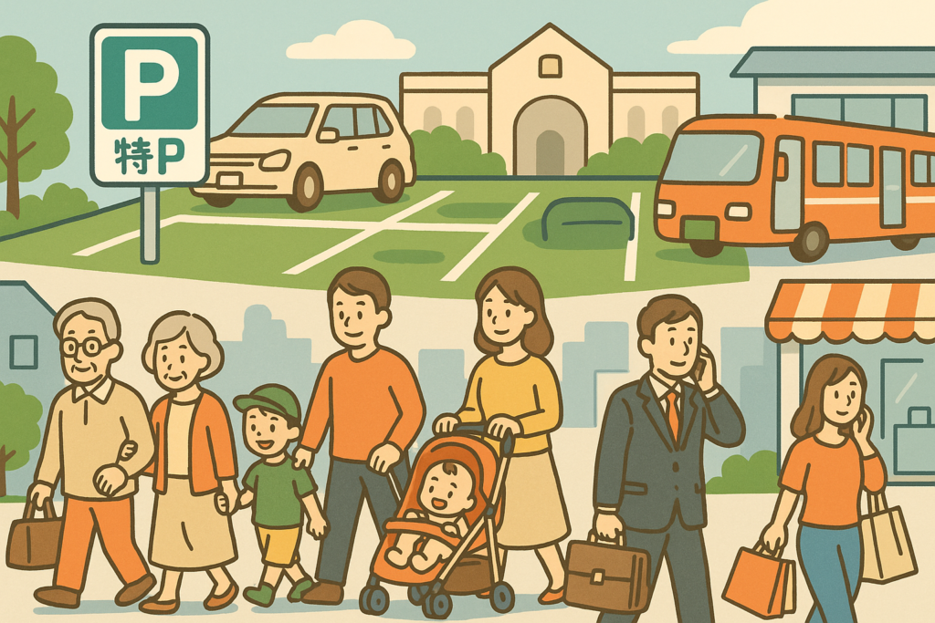 【特Pの会員登録は無料！】特Pに登録された駐車場の利用例