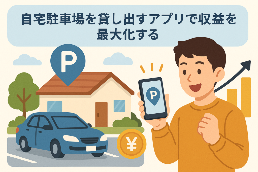 自宅駐車場を貸し出すアプリで収益を最大化する5つのコツ